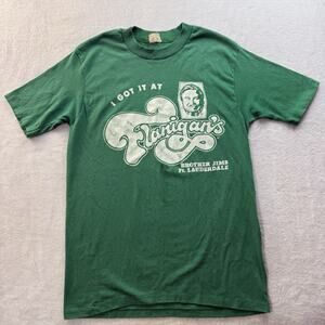 Vtg 80s Flanigans Ft. Lauderdale Florida Single Stitch Crew Neck T-Shirt Medium